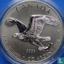 Canada 5 dollars 2014 (colourless) "Bald eagle" - Image 2
