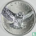 Canada 5 dollars 2015 (colourless) "Great horned owl" - Image 2