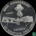 Congo-Kinshasa 10 francs 2008 (PROOF) "Centenary of aviation - Dumont" - Afbeelding 2