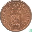 Indes néerlandaises ½ cent 1921 - Image 1