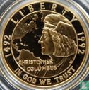 États-Unis 5 dollars 1992 (BE) "Columbus quincentenary of America's discovery" - Image 1
