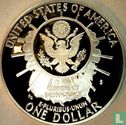 United States 1 dollar 1991 (PROOF) "50th anniversary Mount Rushmore national memorial" - Image 2