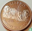Verenigde Staten ½ dollar 1991 (PROOF) "50th anniversary of Mount Rushmore" - Afbeelding 1