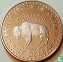 United States ½ dollar 1991 (PROOF) "50th anniversary of Mount Rushmore" - Image 2