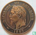 Frankrijk 10 centimes 1863 (A) - Afbeelding 1