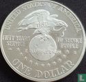 Verenigde Staten 1 dollar 1991 (PROOF) "50th anniversary of the United Service Organizations" - Afbeelding 2