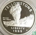 United States 1 dollar 1999 (PROOF) "Yellowstone national park" - Image 1