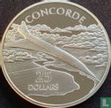 Salomonseilanden 25 dollars 2003 (PROOF) "Concorde" - Afbeelding 2