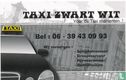 Taxi zwart wit - Afbeelding 1