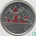 Kanada 25 Cent 2009 (gefärbt) "Vancouver 2010 Winter Olympics - Women's ice hockey" - Bild 2