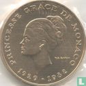 Monaco 10 Franc 1982 (Probe) "Death of Princess Grace" - Bild 2