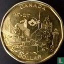 Canada 1 dollar 2017 "150th anniversary of Canadian Confederation - Connecting a nation" - Image 1