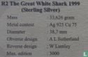 Südafrika 2 Rand 1999 (PP) "Great white shark" - Bild 3