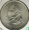 Bermudes 1 crown 1959 "350th anniversary Colony founding" - Image 1
