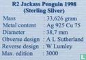 South Africa 2 rand 1998 (PROOF) "Jackass penguin" - Image 3