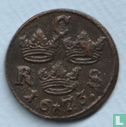 Sweden 1/6 öre S.M. 1673 (with star in date) - Image 1