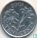 Bermuda 10 cents 2001 - Afbeelding 1