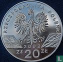 Polen 20 zlotych 2002 (PROOF) "European pond turtles" - Afbeelding 1
