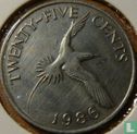 Bermuda 25 cents 1986 - Image 1