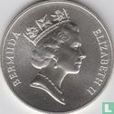 Bermuda 1 dollar 1989 (silver) "Monarch butterflies" - Image 2