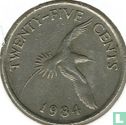 Bermuda 25 cents 1984 - Afbeelding 1