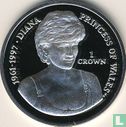 Falkland Islands 1 crown 2007 (PROOF) "10th anniversary Death of princess Diana" - Image 2