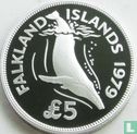 Falklandinseln 5 Pound 1979 (PP) "Humpback whale" - Bild 1