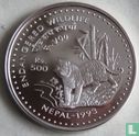 Népal 500 roupies 1993 (VS2050 - BE) "Tiger" - Image 1