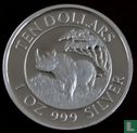 Zimbabwe 10 dollars 1996 (PROOF) "Reserve bank building" - Image 2