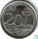 Singapour 20 cents 2014 - Image 2