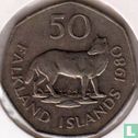 Falklandeilanden 50 pence 1980 - Afbeelding 1