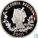 Falklandeilanden 50 pence 2001 (PROOF - zilver) "Centenary of the death of Queen Victoria" - Afbeelding 1