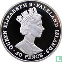 Falklandeilanden 50 pence 2001 (PROOF - zilver) "Centenary of the death of Queen Victoria" - Afbeelding 2
