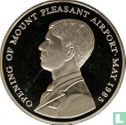 Falkland Islands 50 pence 1985 (PROOF) "Opening of Mount Pleasant airport" - Image 1
