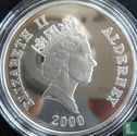 Alderney 5 pounds 2000 (PROOF) "100th Birthday of the Queen Mother" - Image 1