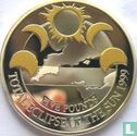 Alderney 5 pounds 1999 (PROOF) "Total Eclipse of the Sun" - Afbeelding 1