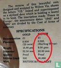 Alderney 1 pound 1995 (PROOF - zilver) "50th anniversary End of World War II" - Afbeelding 3