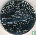 Alderney 5 pounds 2004 "60th anniversary D-Day landings" - Afbeelding 2