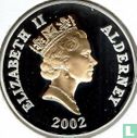 Alderney 5 pounds 2002 (PROOF) "50th anniversary Accession of Queen Elizabeth II - Coronation procession" - Afbeelding 1
