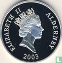 Alderney 5 pounds 2003 (PROOF - silver) "Last flight of the Concorde" - Image 1