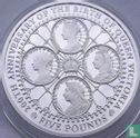 Alderney 5 pounds 2019 (PROOF) "200th anniversary of the birth of Queen Victoria" - Afbeelding 2