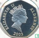 Alderney 50 pence 2003 (PROOF) "50th anniversary Coronation of Queen Elizabeth II - Royal coach"