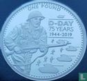 Alderney 1 pound 2019 (PROOF) "D-Day 75 years" - Afbeelding 2