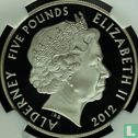 Alderney 5 pounds 2012 (PROOF) "100th anniversary Sinking of the Titanic" - Image 1