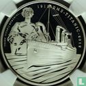 Alderney 5 pounds 2012 (PROOF) "100th anniversary Sinking of the Titanic" - Image 2