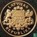 Latvia 10 latu 1997 (PROOF) "Centenary Building of Julia Maria sailing ship" - Image 1