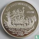 Noord-Korea 5 won 2001 (PROOF) "Far east dragon ship" - Afbeelding 1