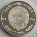Corée du Nord 5 won 2001 (BE) "Far east dragon ship" - Image 2