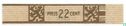 Prijs 22 cent - (Achterop: Agio Sigarenfabrieken N.V. Duizel) - Image 1