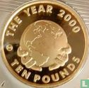 Guernsey 10 pounds 2000 (PROOF) "Year 2000" - Image 1